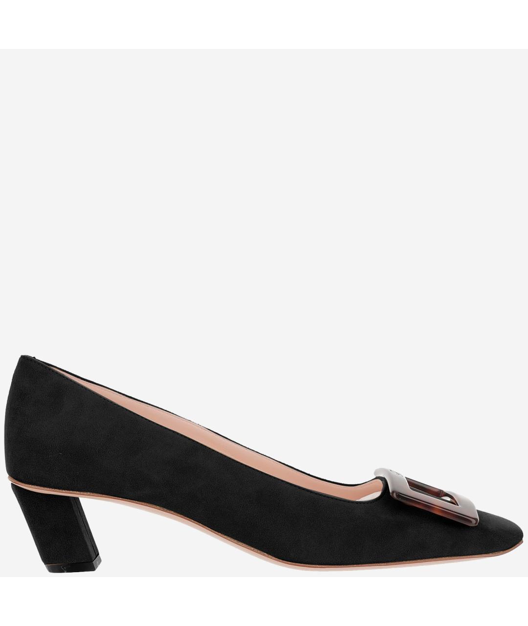 ROGER VIVIER Черные замшевые туфли, фото 5