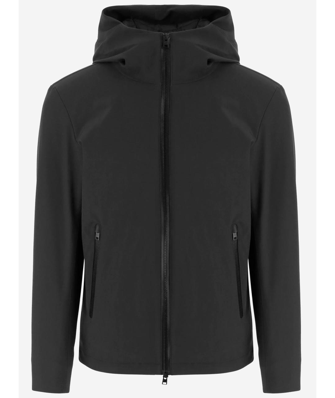 WOOLRICH Черная полиэстеровая куртка, фото 6
