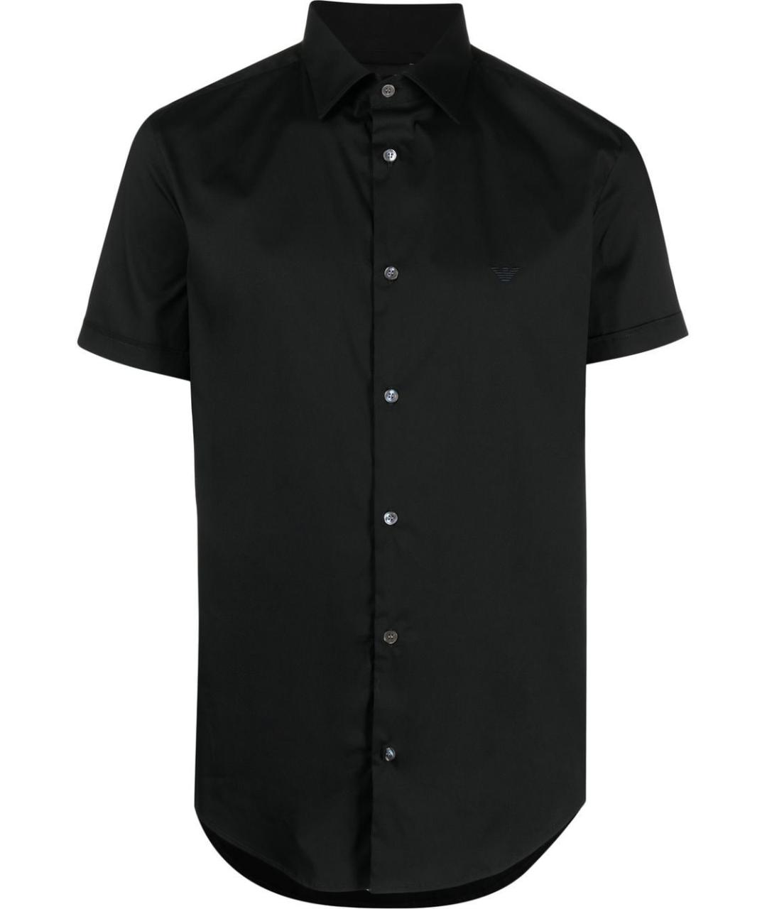 EMPORIO ARMANI Черная кэжуал рубашка, фото 1