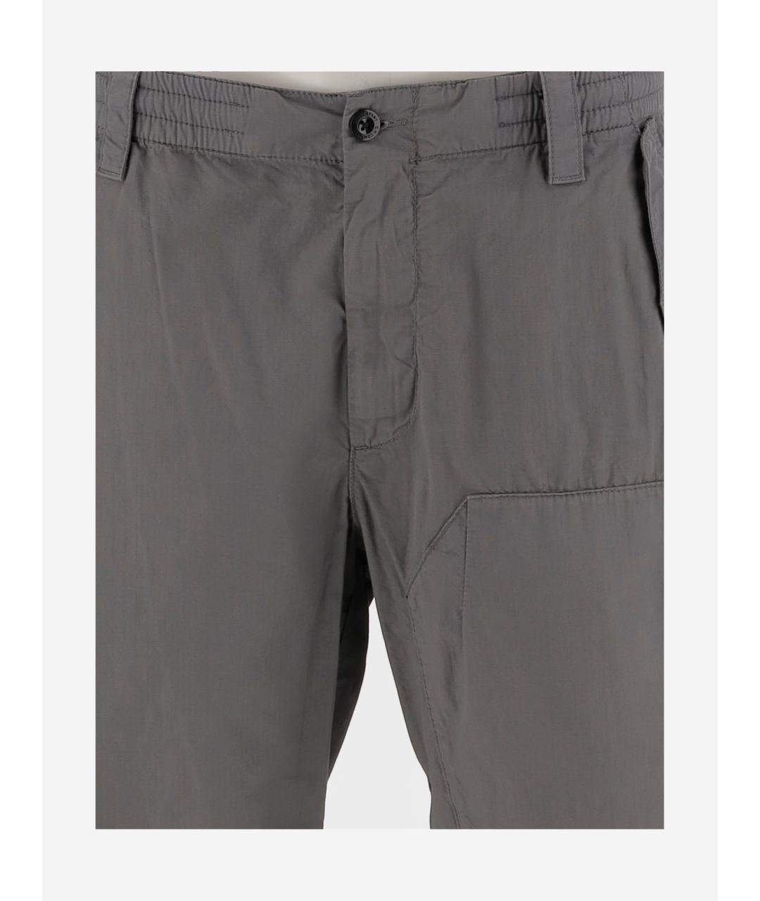 CP COMPANY Серые хлопковые шорты, фото 3