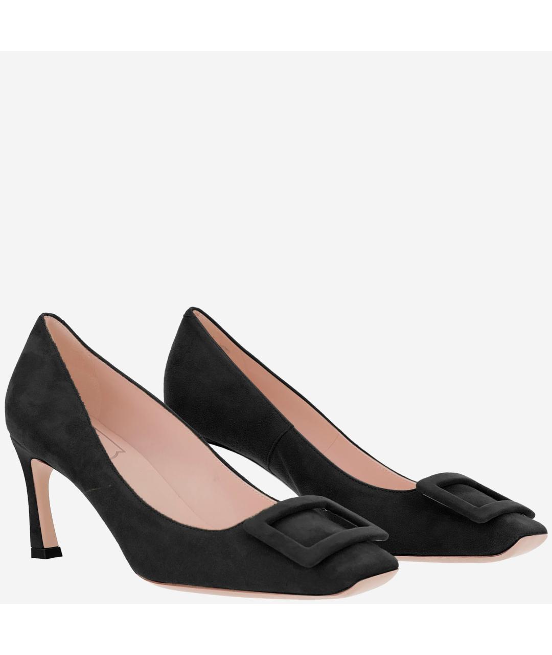 ROGER VIVIER Черные замшевые туфли, фото 2