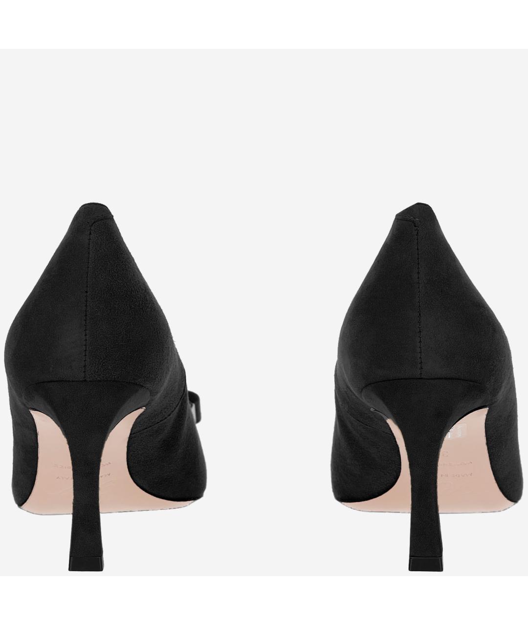 ROGER VIVIER Черные замшевые туфли, фото 3