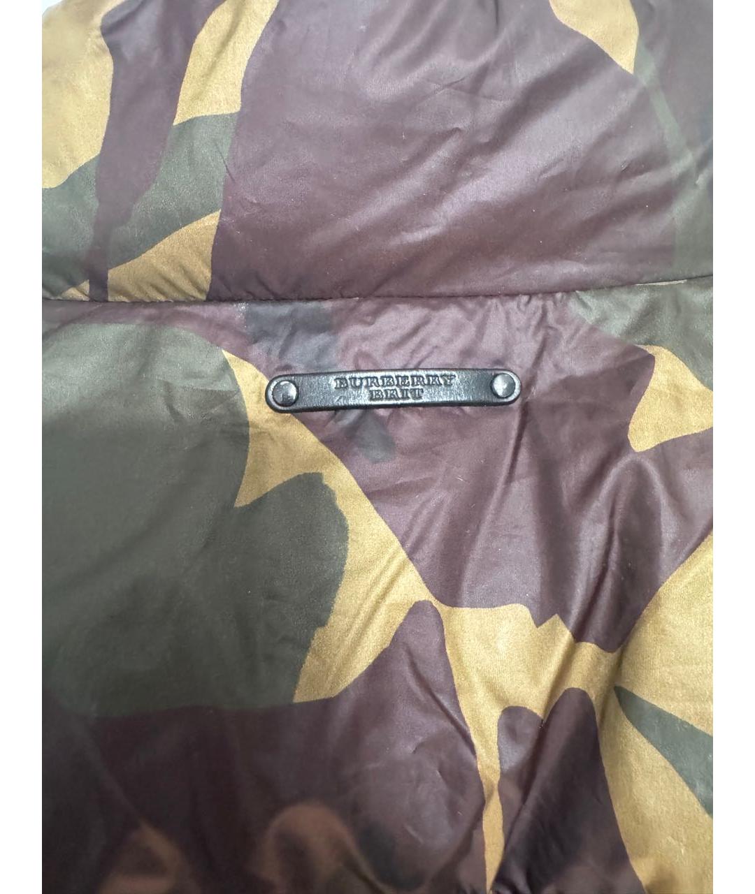 BURBERRY Хаки куртка, фото 4