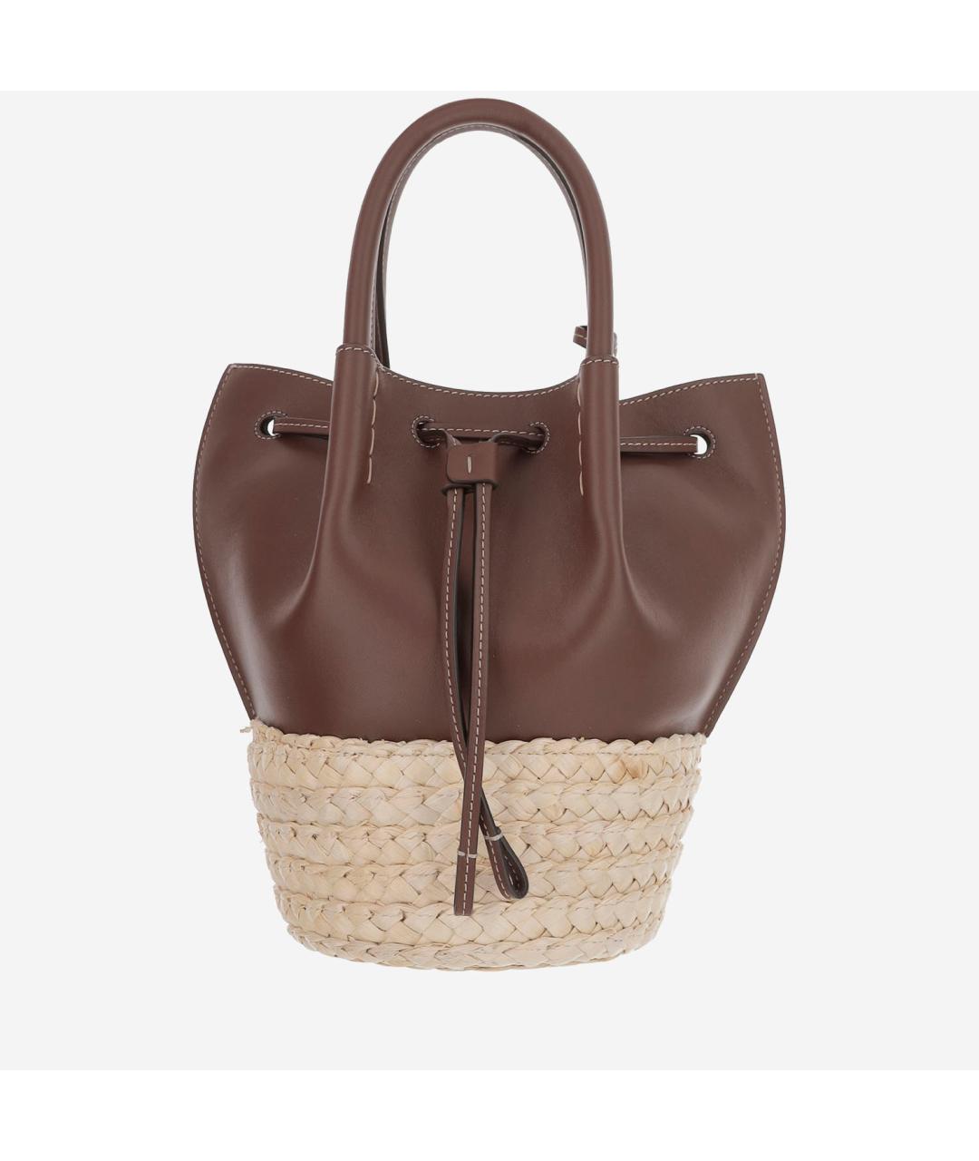TOD'S Коричневая кожаная сумка тоут, фото 3