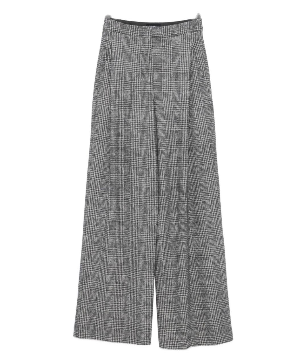 EMPORIO ARMANI Серые прямые брюки, фото 1