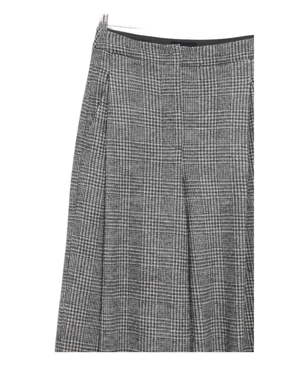 EMPORIO ARMANI Серые прямые брюки, фото 3