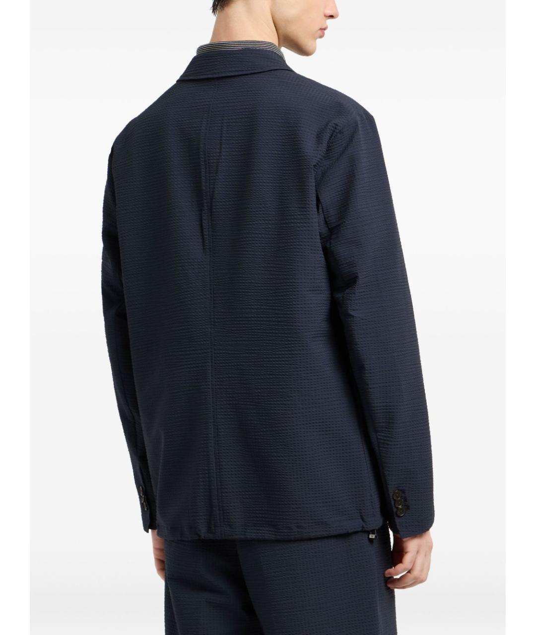 EMPORIO ARMANI Синий пиджак, фото 4