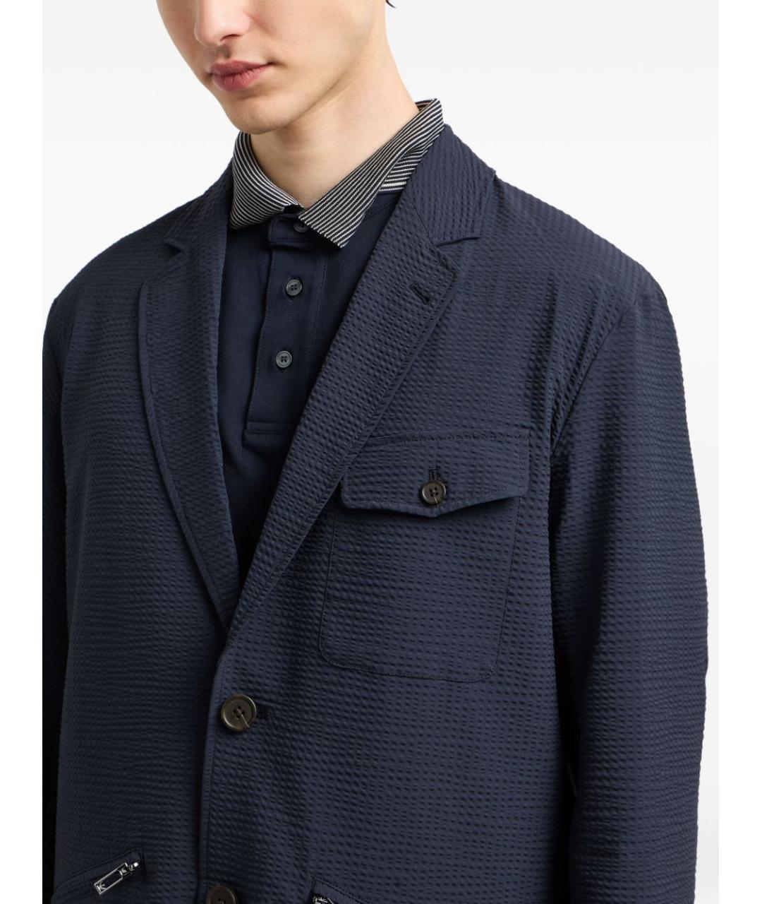 EMPORIO ARMANI Синий пиджак, фото 2