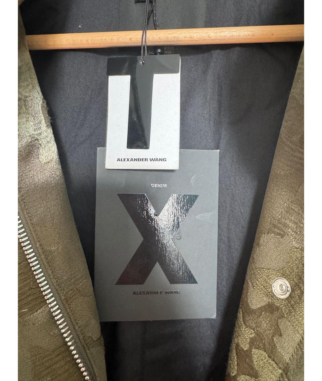 ALEXANDER WANG Хаки хлопковая парка, фото 3