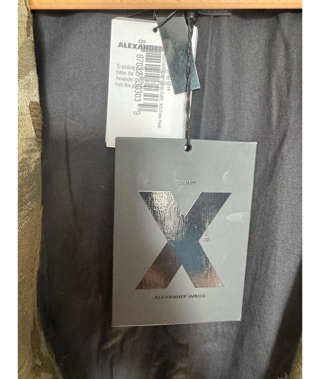 ALEXANDER WANG Хаки хлопковая парка, фото 7