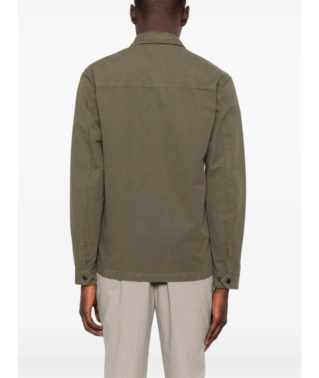 WOOLRICH Зеленая хлопковая куртка, фото 4