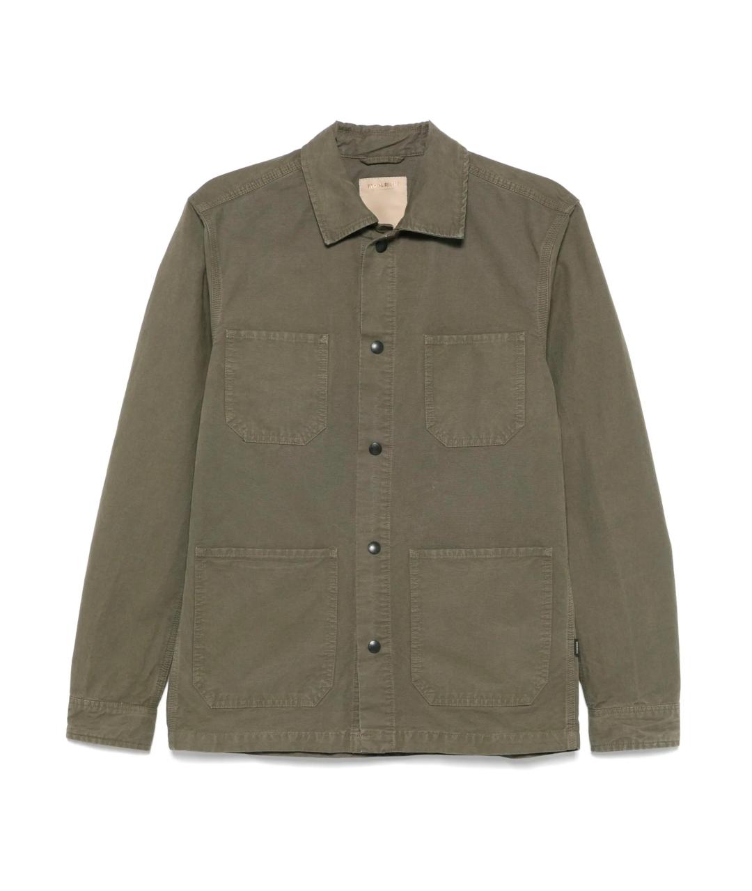 WOOLRICH Зеленая хлопковая куртка, фото 1