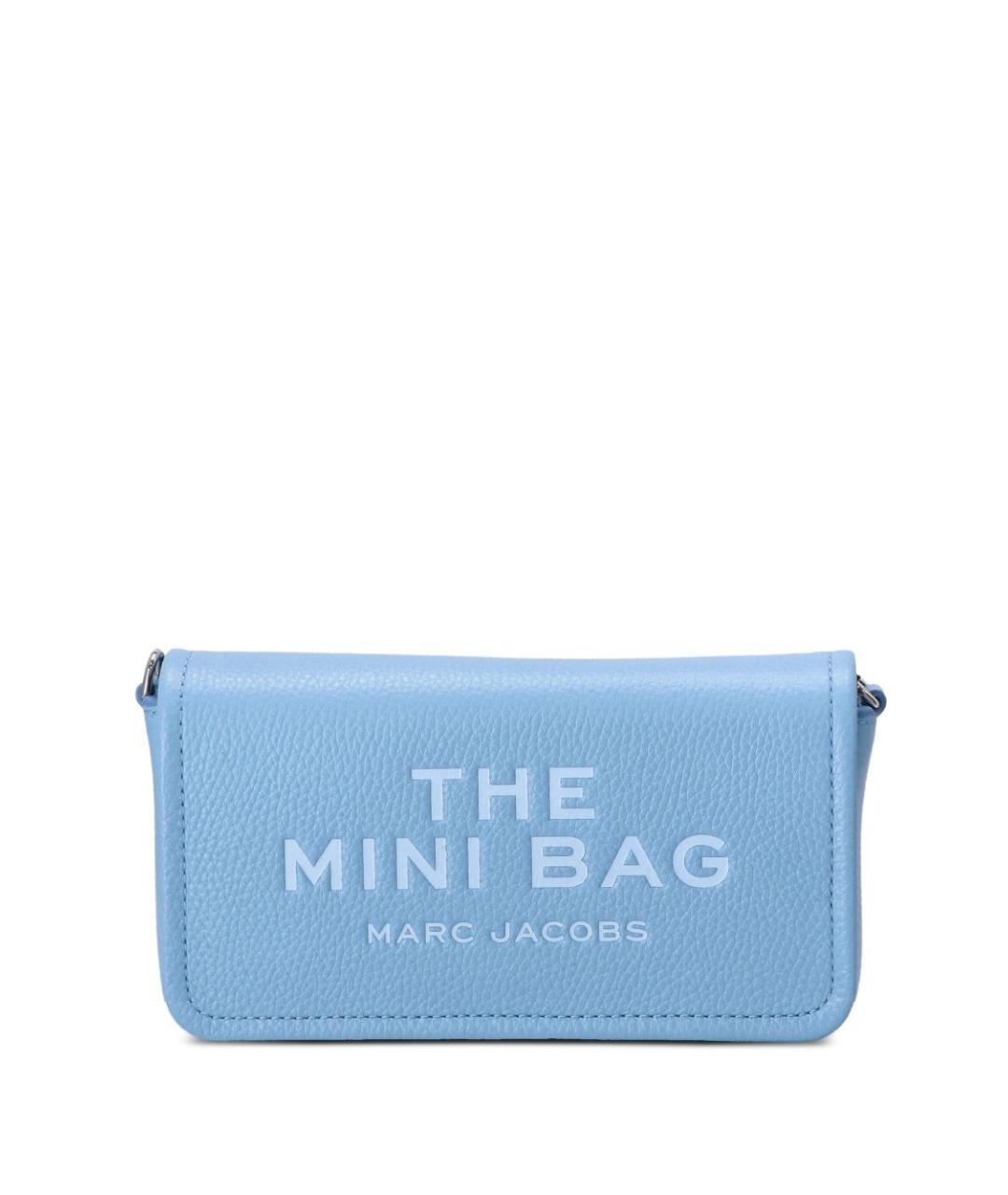 MARC JACOBS Голубая кожаная сумка через плечо, фото 1