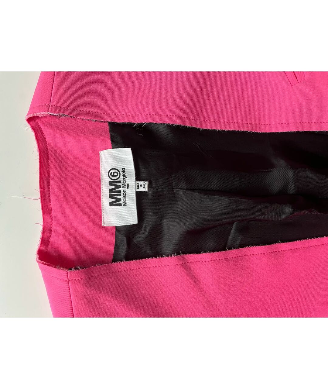 MM6 MAISON MARGIELA Розовый полиэстеровый жакет/пиджак, фото 4
