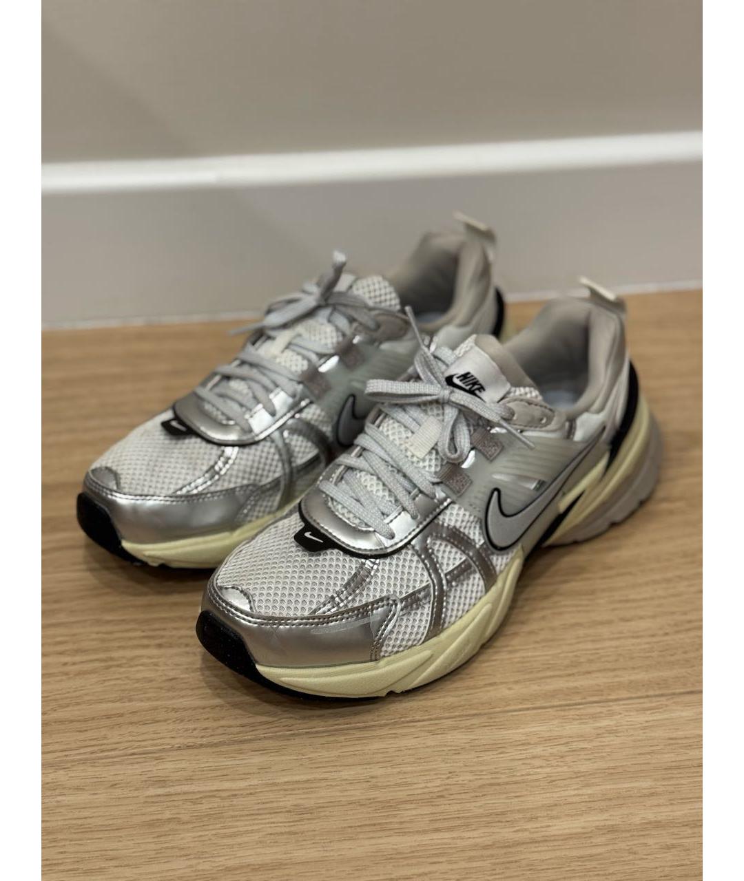 NIKE Белые синтетические кроссовки, фото 2