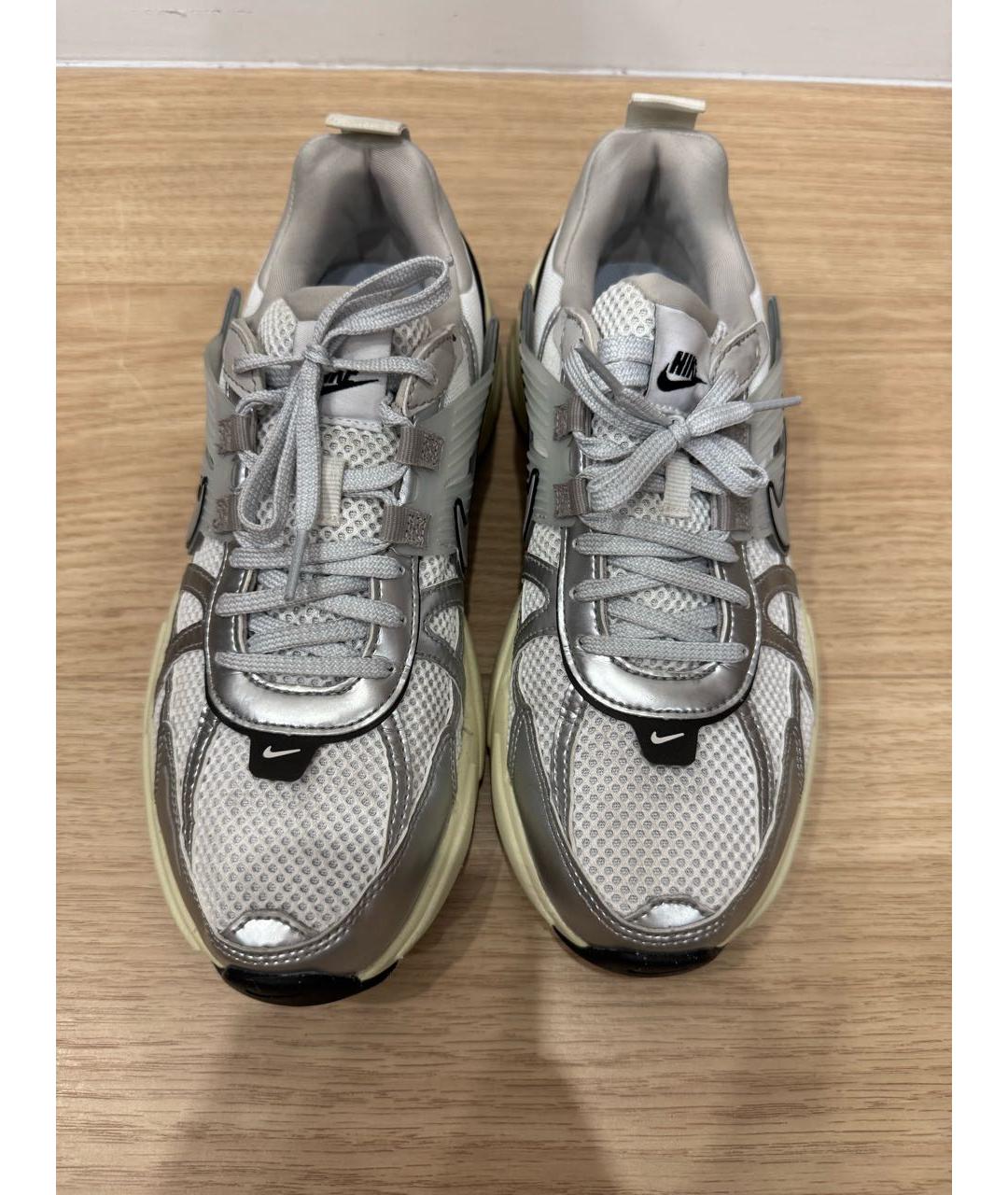 NIKE Белые синтетические кроссовки, фото 5