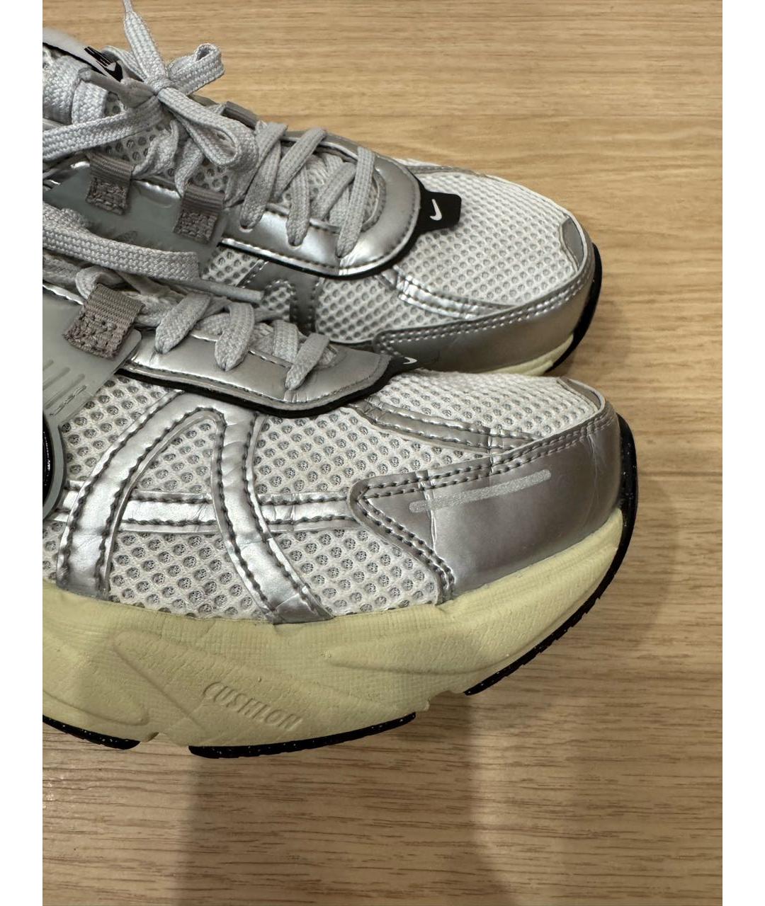 NIKE Белые синтетические кроссовки, фото 6