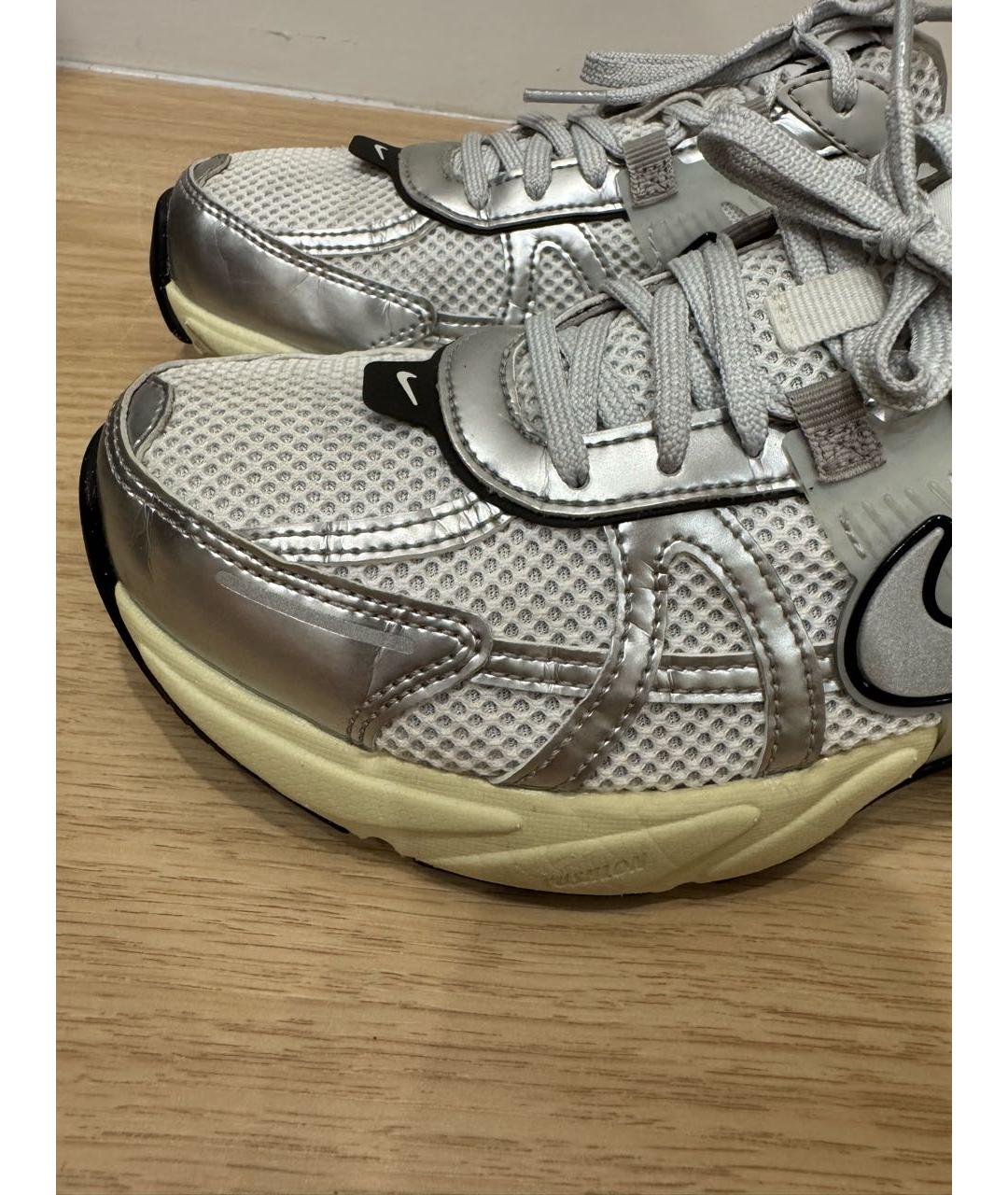 NIKE Белые синтетические кроссовки, фото 7
