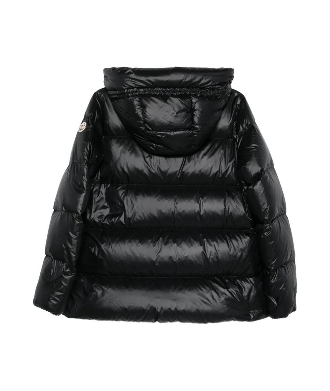 MONCLER Черная полиамидовая куртка, фото 2