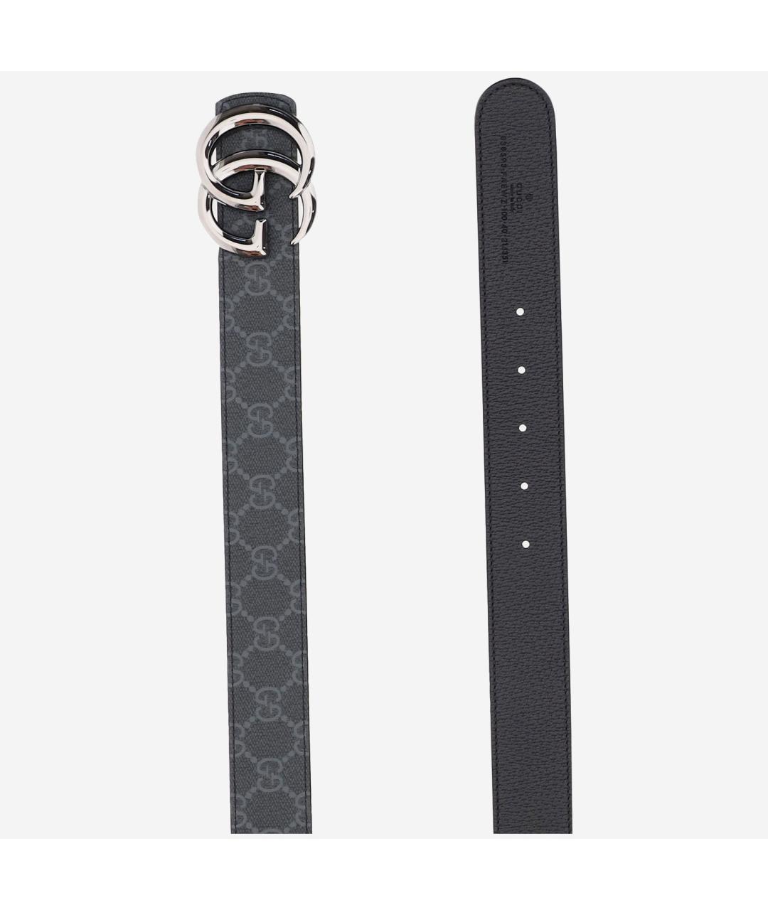 GUCCI Черный ремень, фото 3