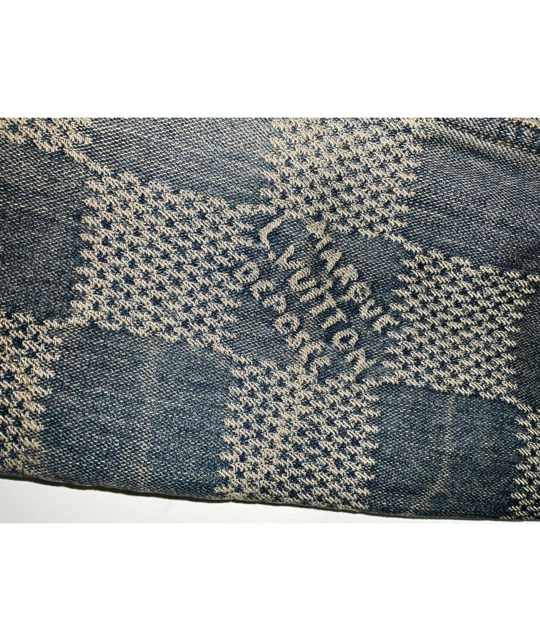 LOUIS VUITTON Голубая хлопковая куртка, фото 4
