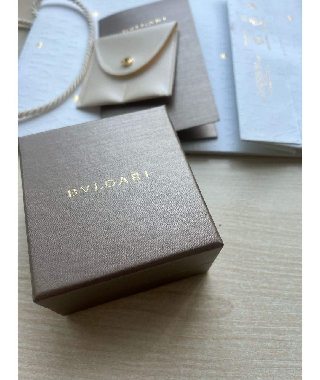BVLGARI Золотые серьги из розового золота, фото 7