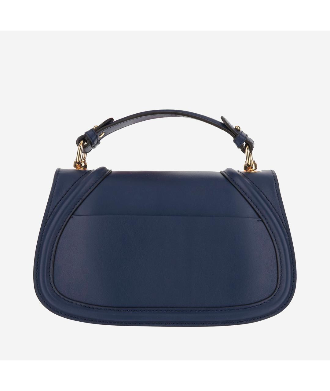 GUCCI Синяя кожаная сумка через плечо, фото 3