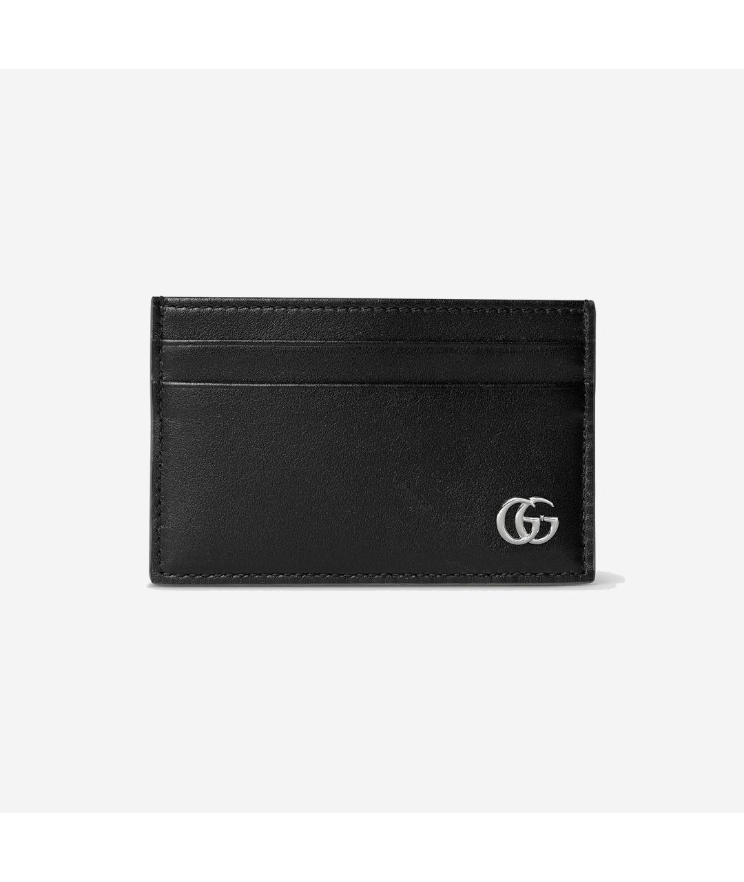 GUCCI Черный кожаный кардхолдер, фото 4