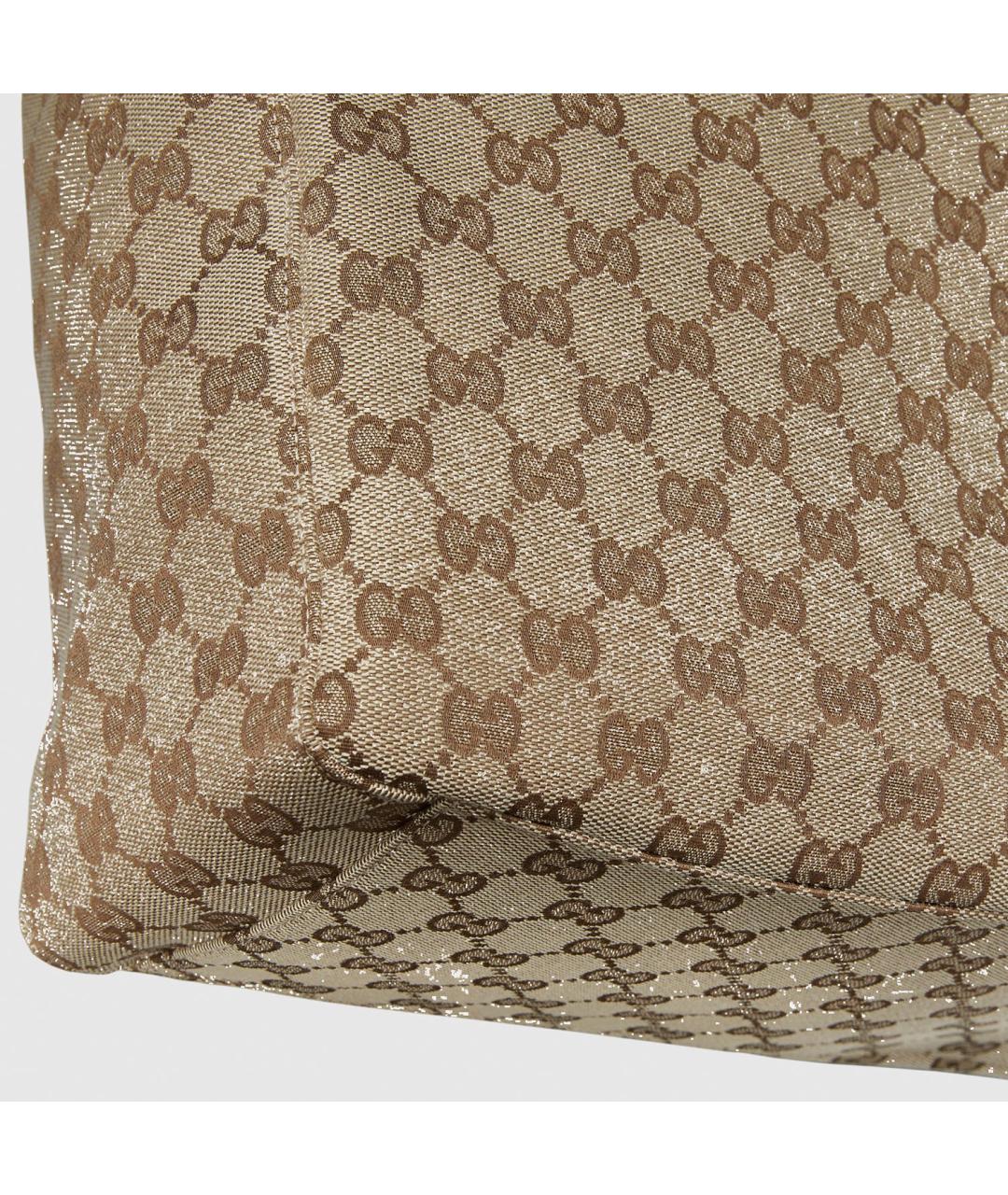 GUCCI Бежевая сумка тоут, фото 5
