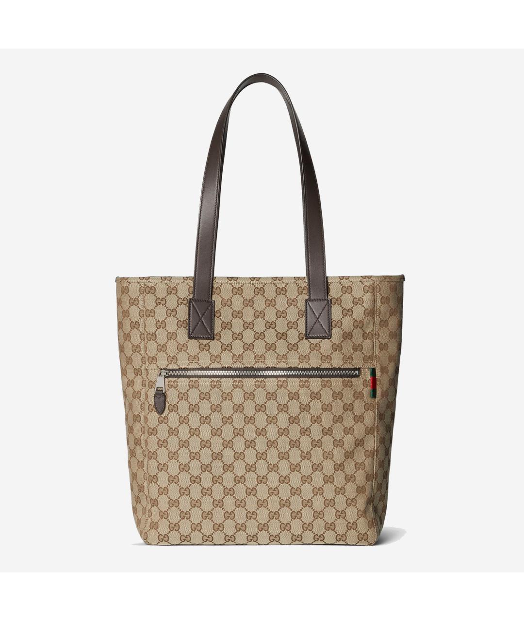GUCCI Бежевая сумка тоут, фото 6
