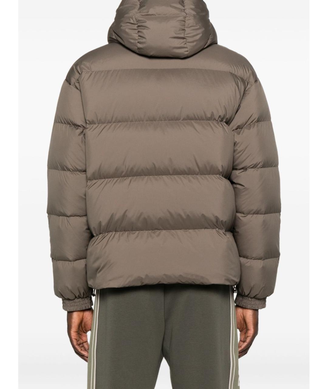 EMPORIO ARMANI Коричневая полиэстеровая куртка, фото 4