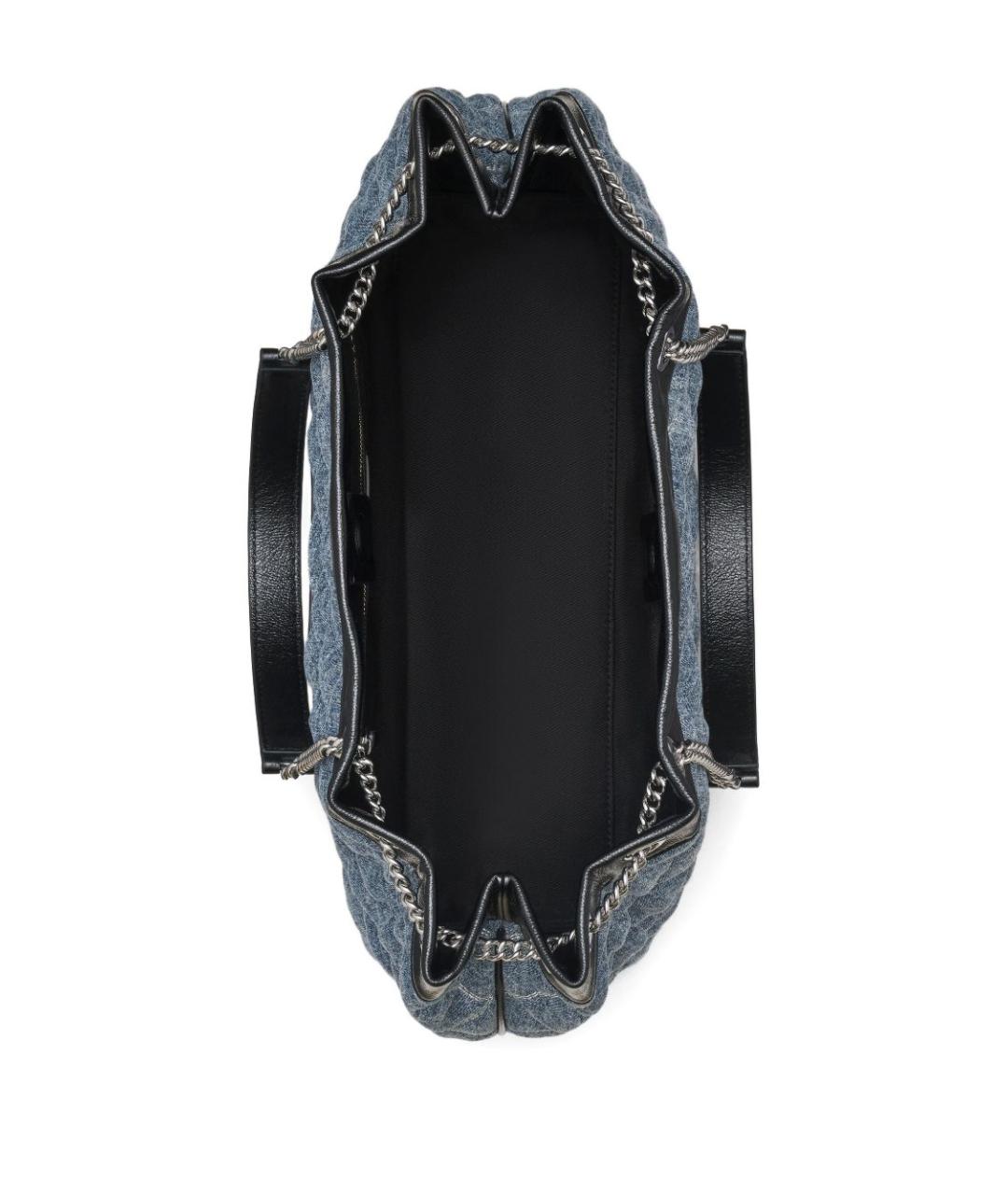 MARC JACOBS Голубая хлопковая сумка тоут, фото 4