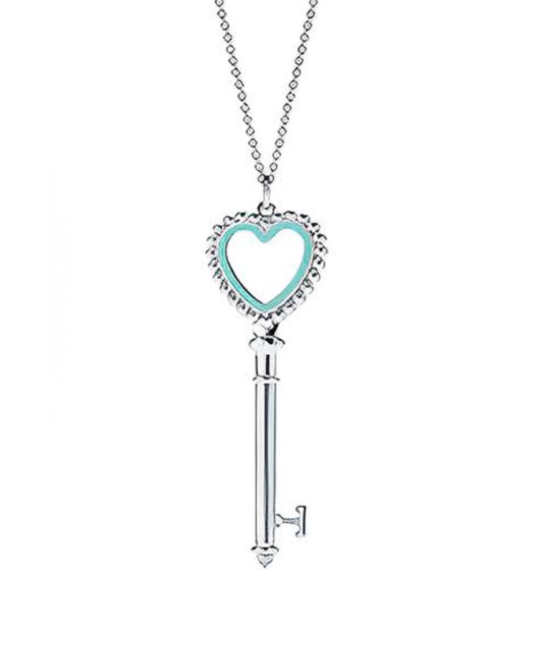 TIFFANY&CO Бирюзовый серебряный кулон, фото 3