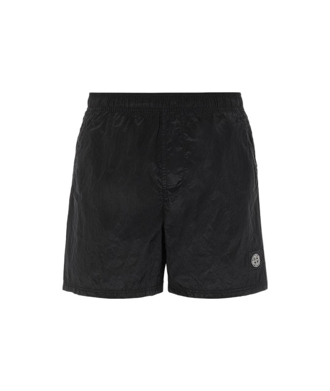 STONE ISLAND Черные шорты, фото 1