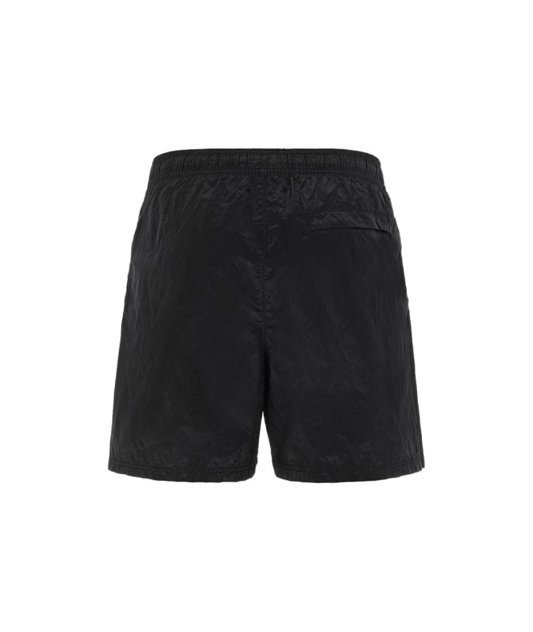 STONE ISLAND Черные шорты, фото 2