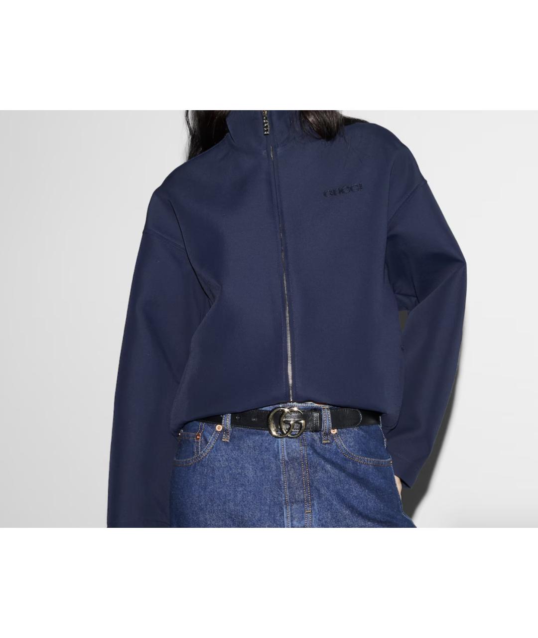 GUCCI Черный кожаный ремень, фото 2