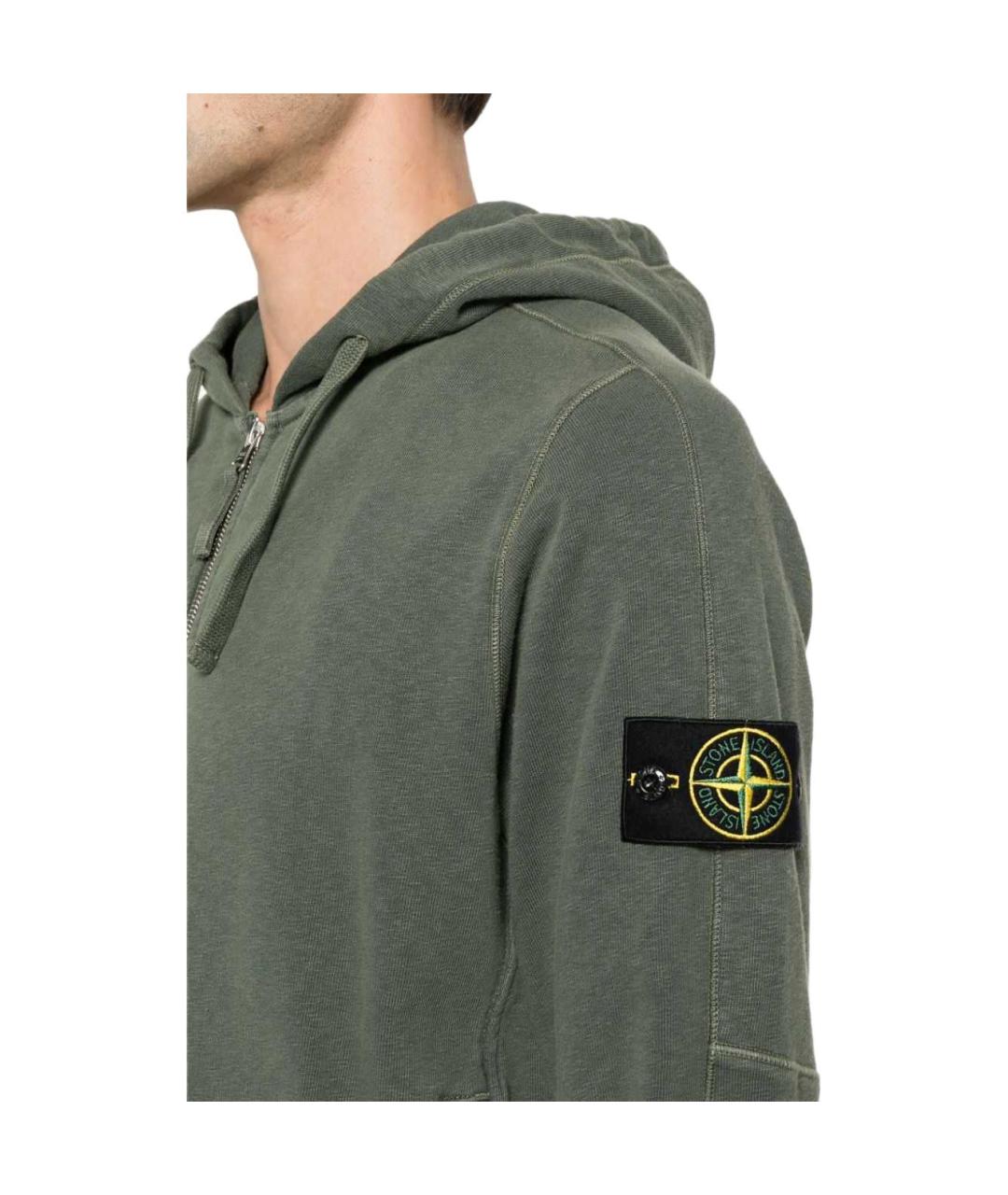 STONE ISLAND Зеленая куртка, фото 4