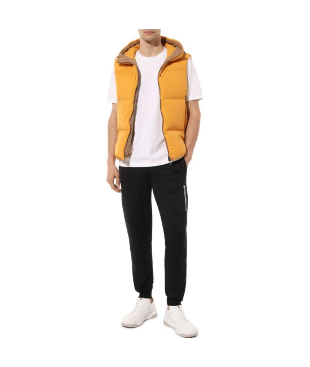 STONE ISLAND Черные хлопковые повседневные брюки, фото 3