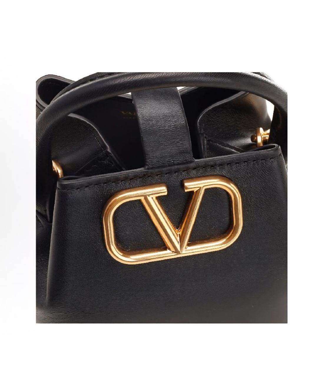 VALENTINO Черная сумка через плечо, фото 4