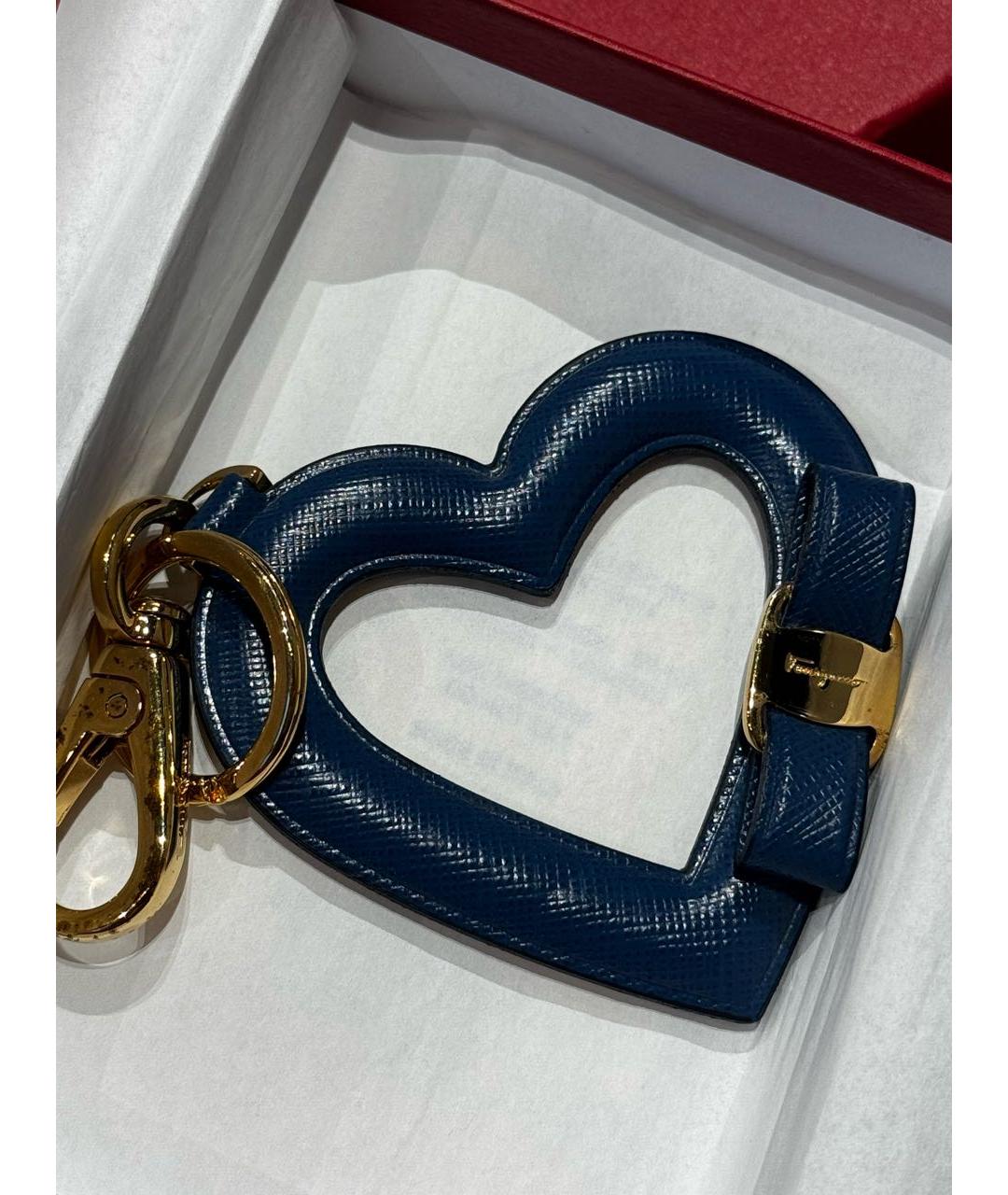 FERRAGAMO Синий брелок, фото 3