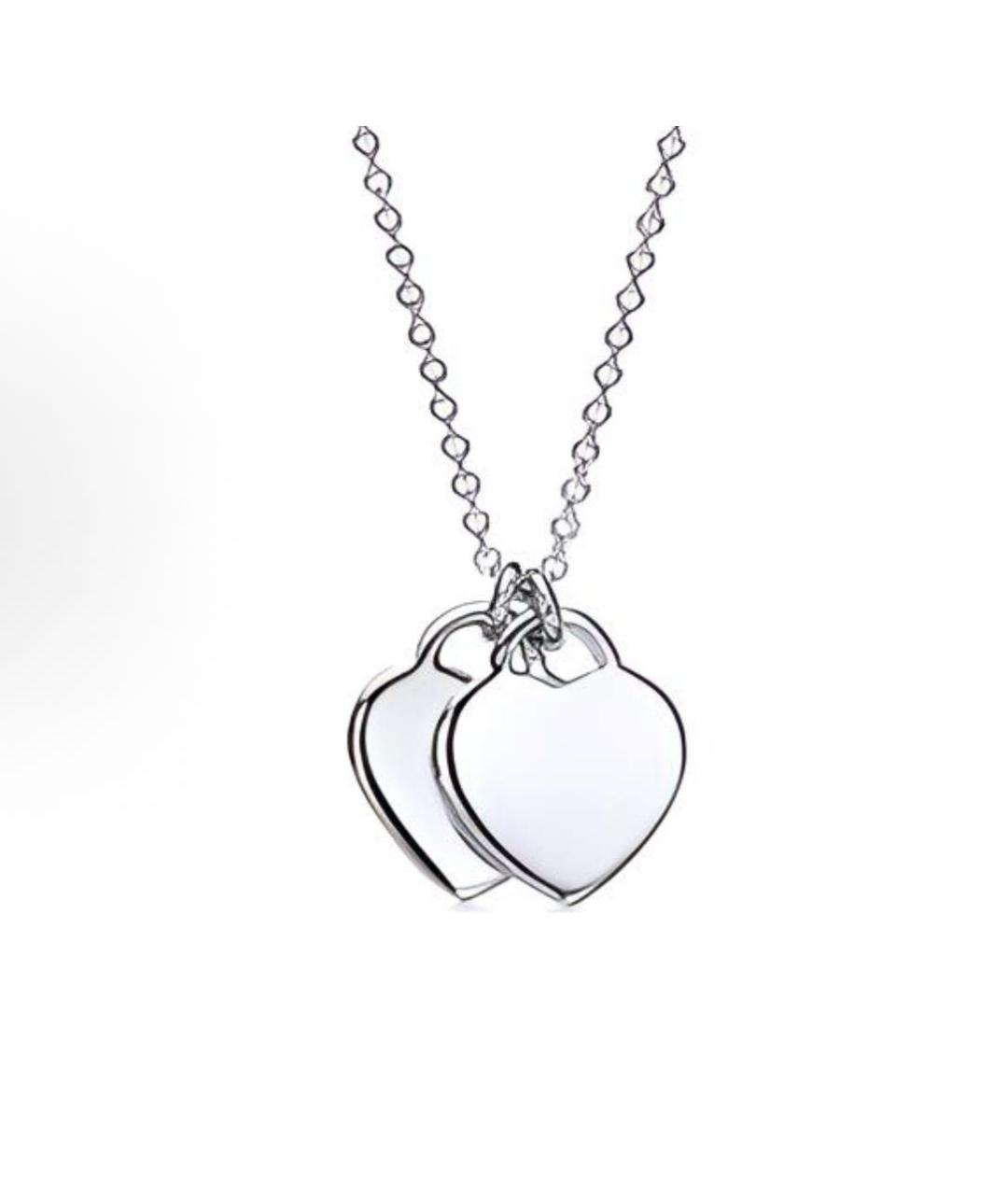 TIFFANY&CO Розовая серебряная подвеска, фото 2