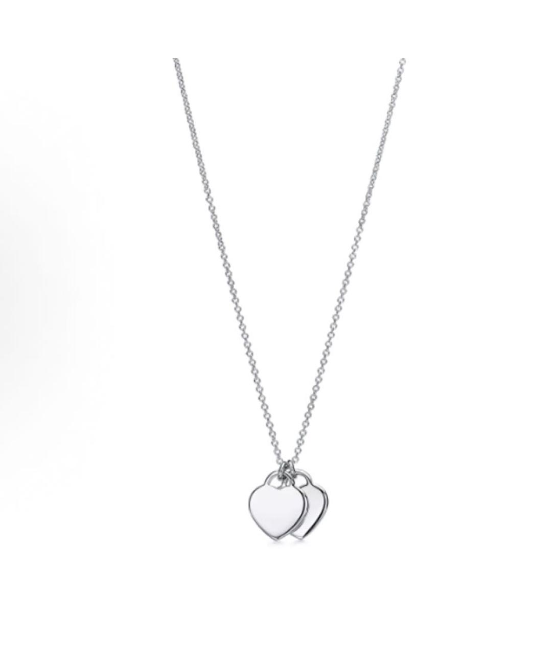 TIFFANY&CO Розовая серебряная подвеска, фото 3