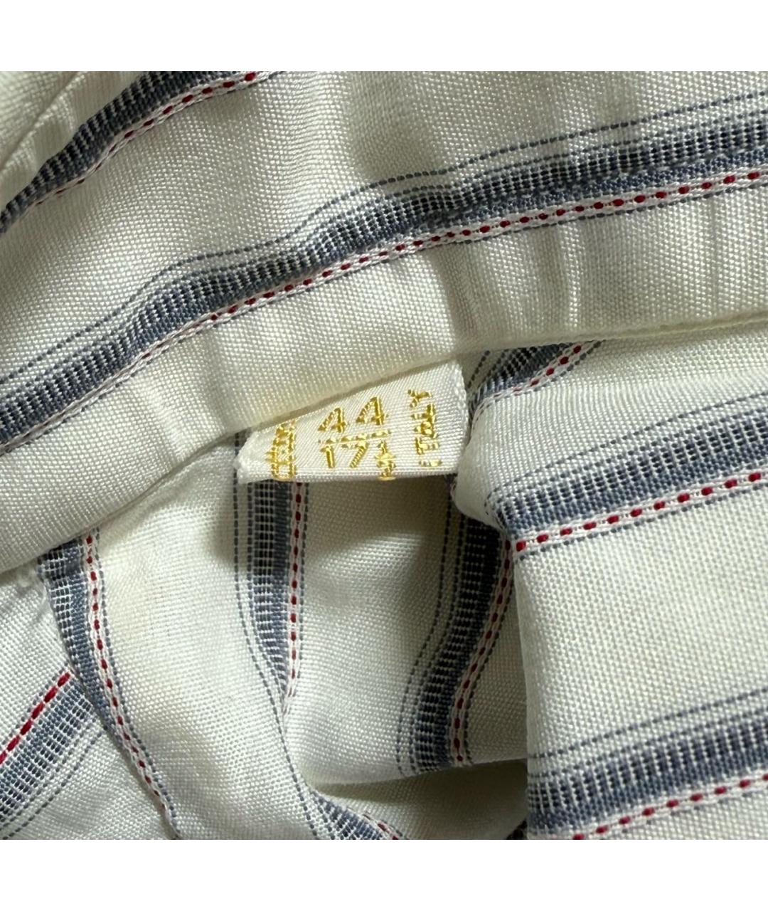 BRIONI Белая хлопковая классическая рубашка, фото 3