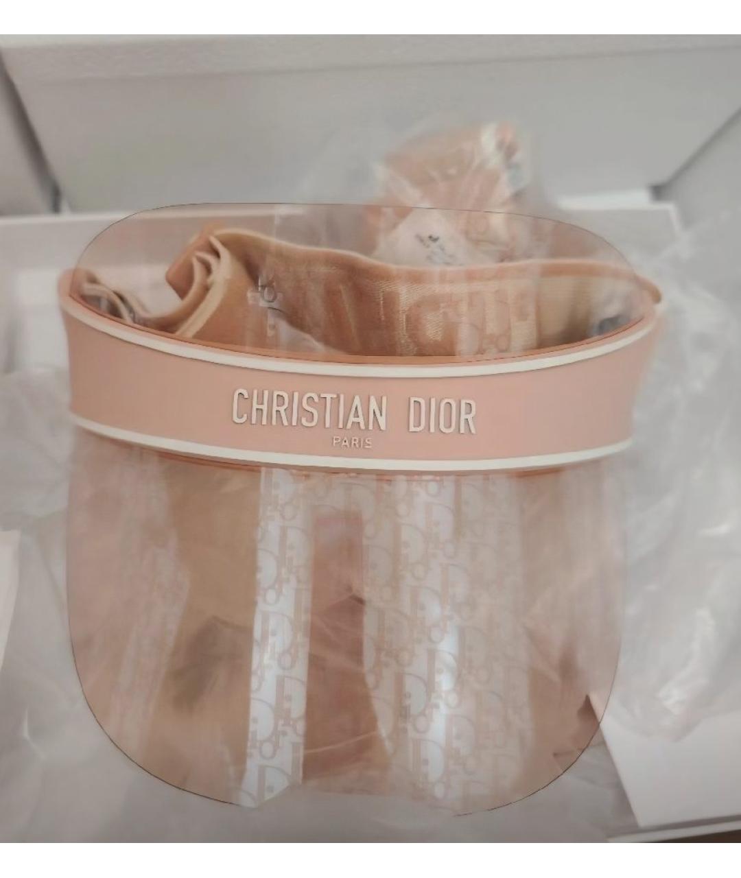 CHRISTIAN DIOR Розовая хлопковая кепка, фото 3