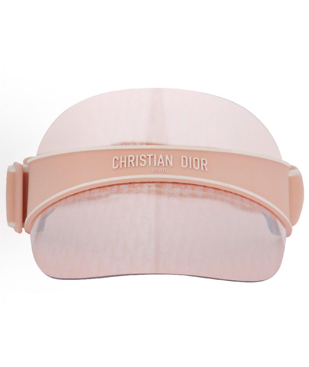 CHRISTIAN DIOR Розовая хлопковая кепка, фото 2