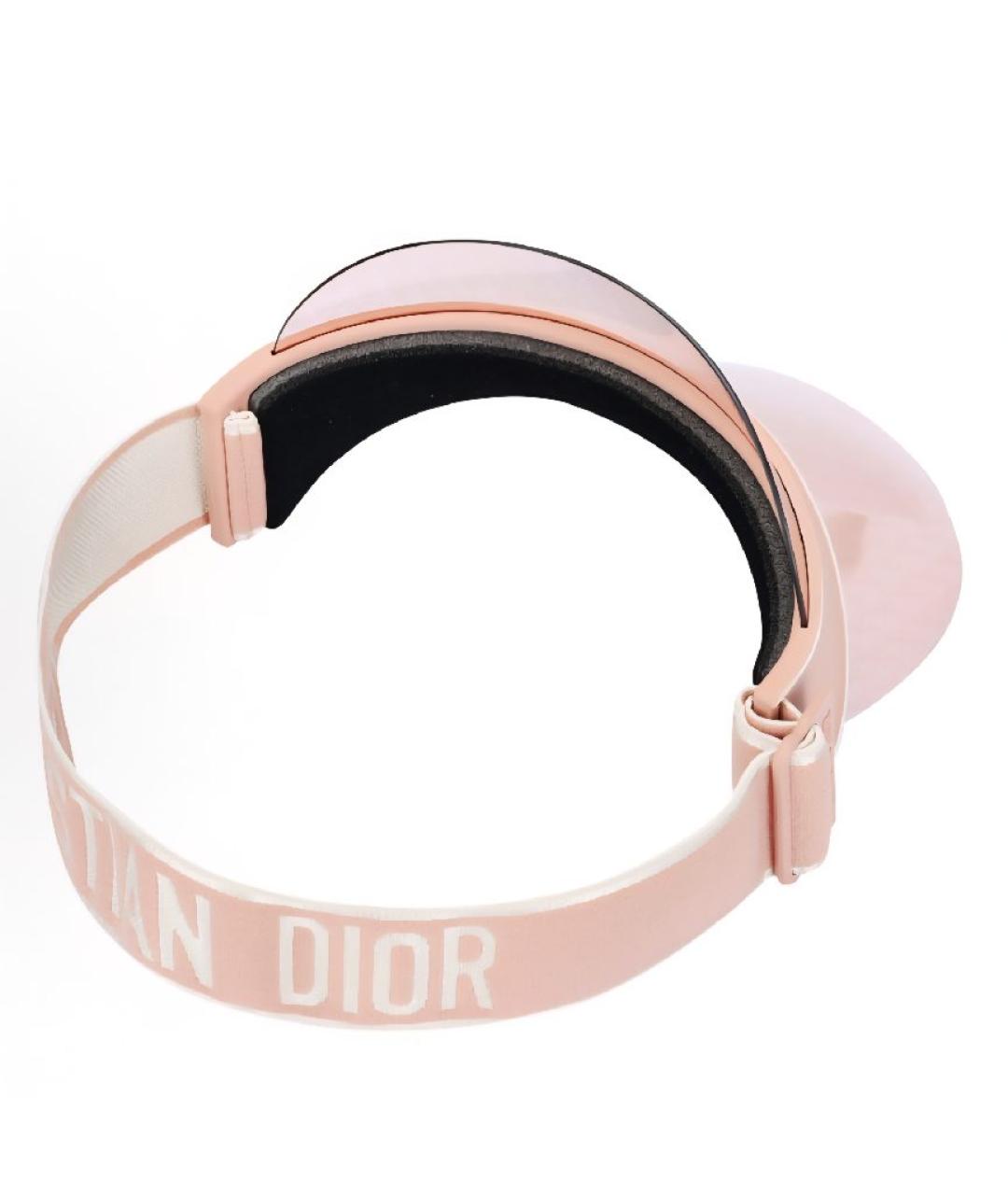 CHRISTIAN DIOR Розовая хлопковая кепка, фото 6