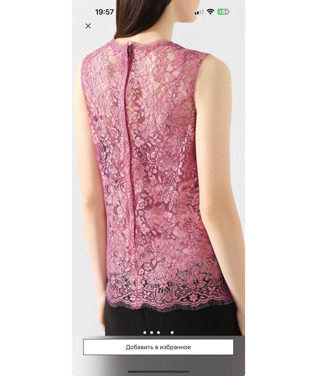 DOLCE&GABBANA Розовая блузы, фото 2