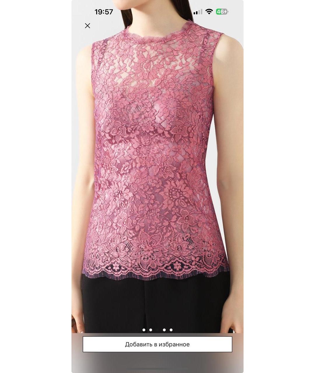 DOLCE&GABBANA Розовая блузы, фото 3