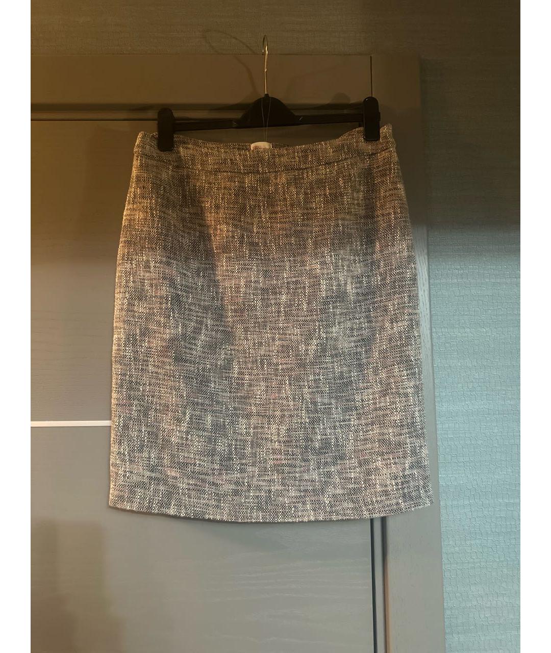 RED VALENTINO Серая юбка миди, фото 2