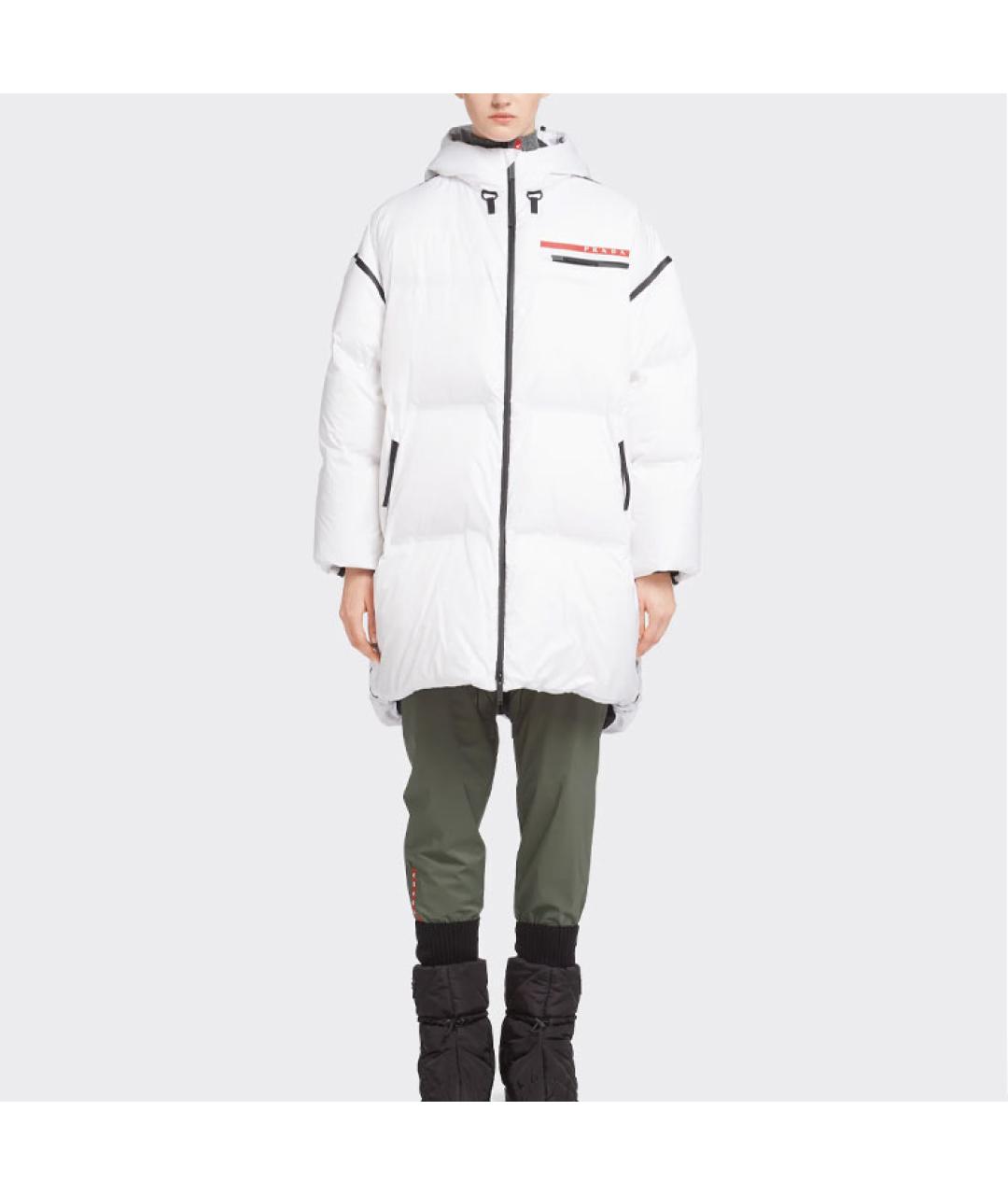 PRADA Белый пуховик, фото 2